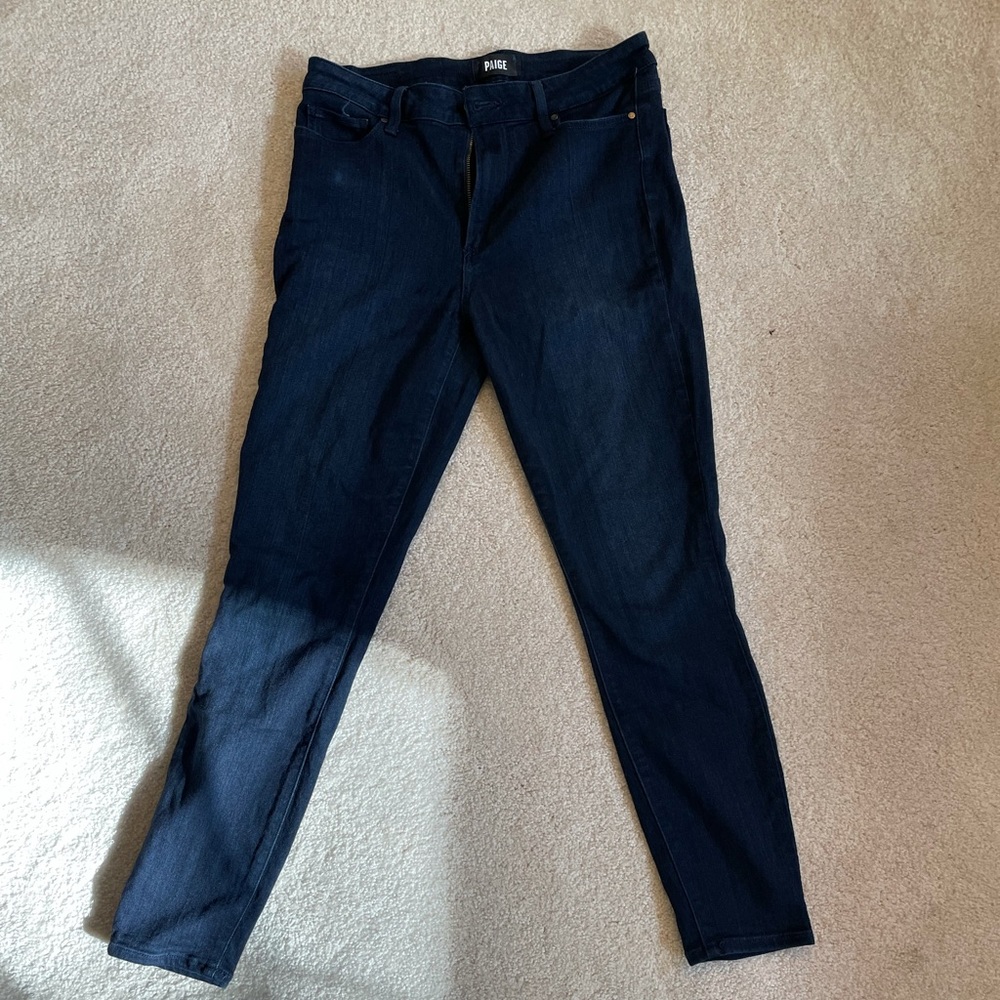 Paige High Rise Muse Skinny Jean Size 30